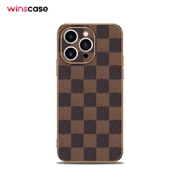 iPhone Series | Luxury Electroplated Mobile Phone Leather Case