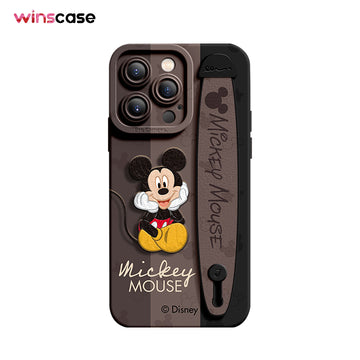 iPhone Series | “Disney+”  Liquid Silicone Wristband Phone Case