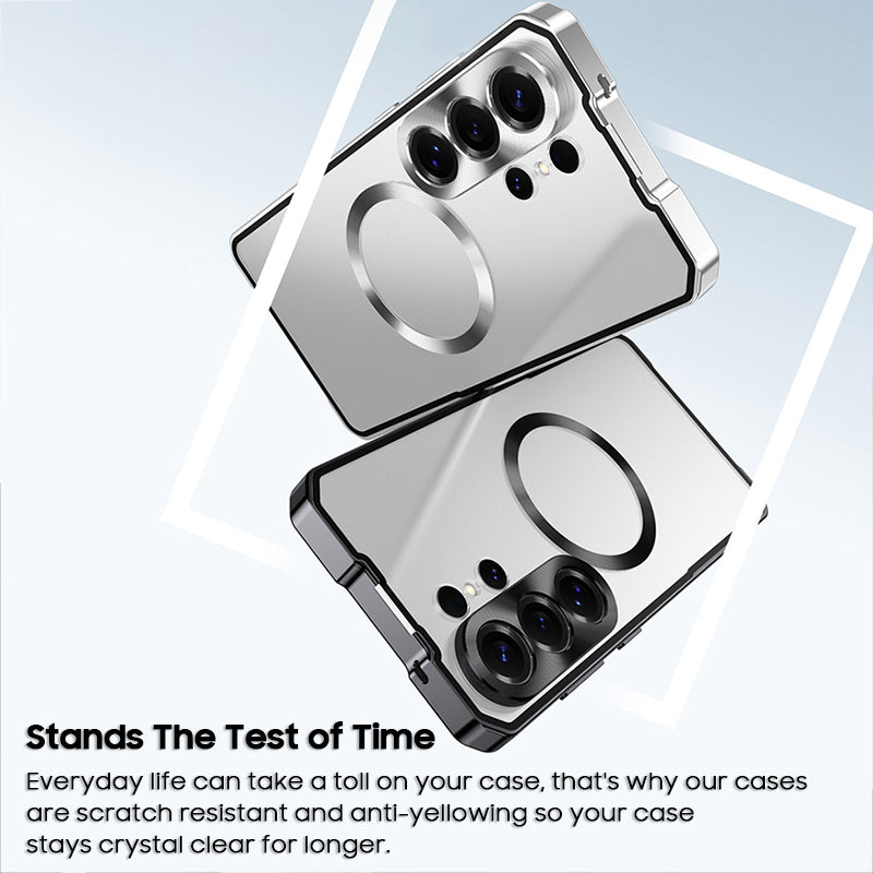 Single-Sided Buckle Metal Frame Case with MagSafe