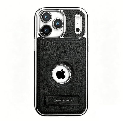 Invisible Bracket Leather Case