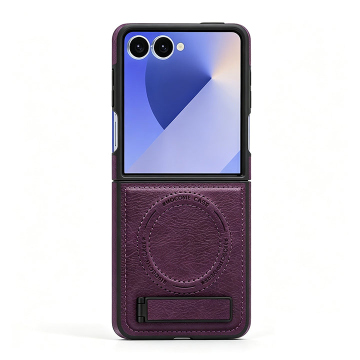 Business kickstand Leather Case with MagSafe