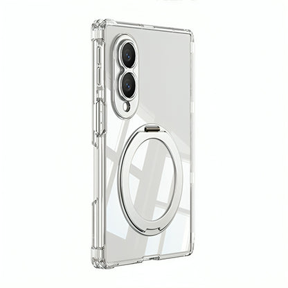 360° Rotating Kickstand Clear Case