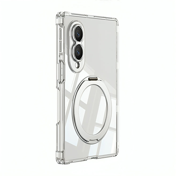 360° Rotating Kickstand Clear Case