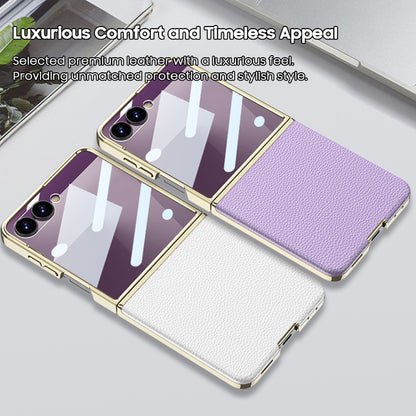 Electroplated Gold-Edged Leather Case