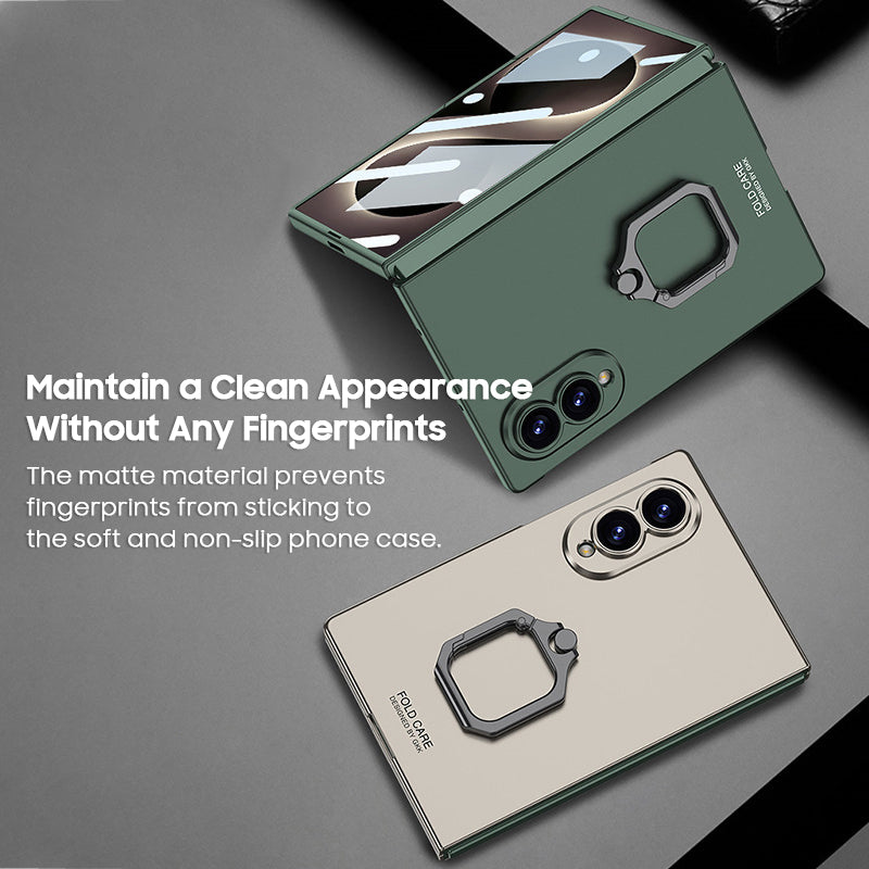 Slim Matte Case With Rotatable Ring