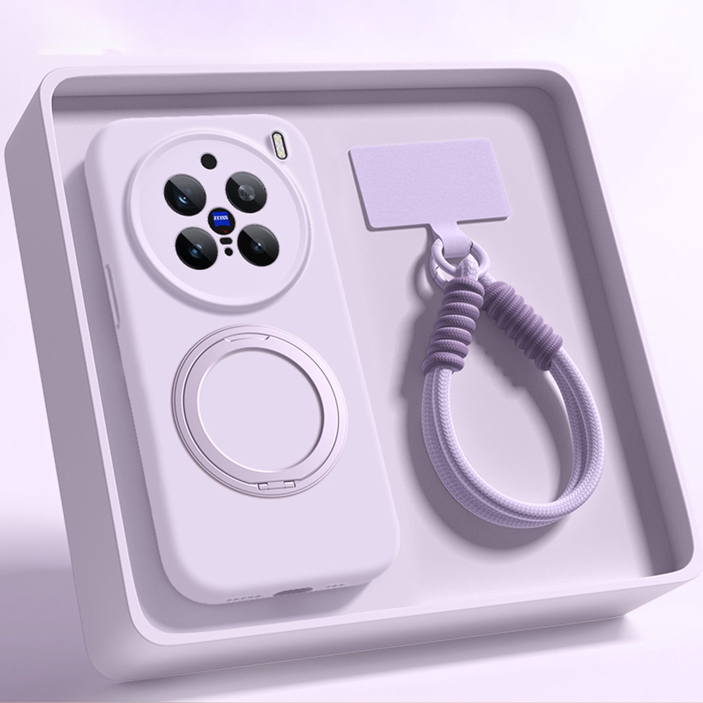 Liquid Silicone Case with Lanyard