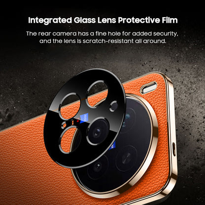 Electroplated Genuine Leather Pebbled Case