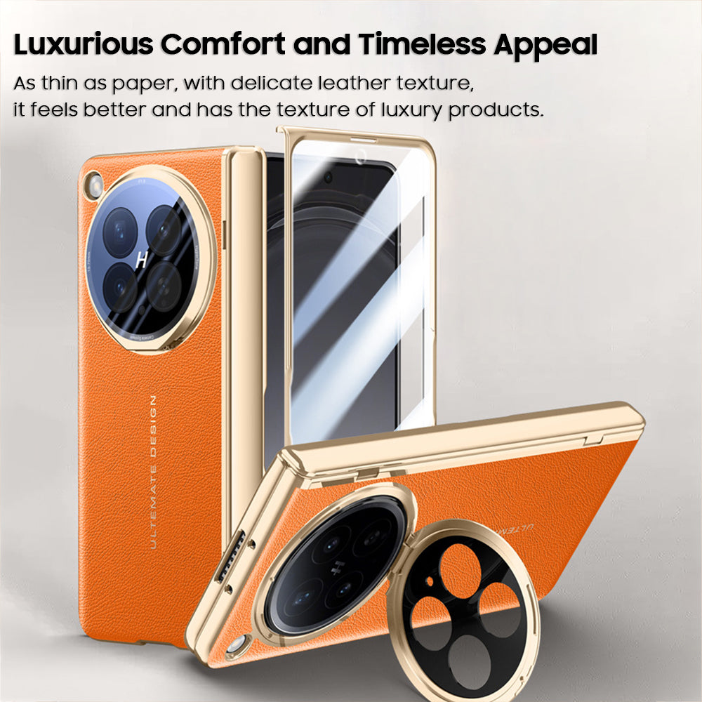 Mirror Cover Holder Leather Case