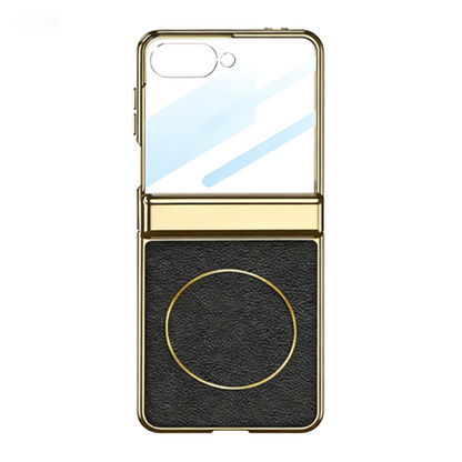 Electroplated Leather Case with MagSafe