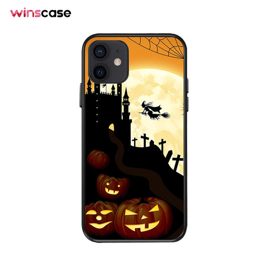 Halloween Series | iPhone Liquid Silicone Painted Soft Case - Witch