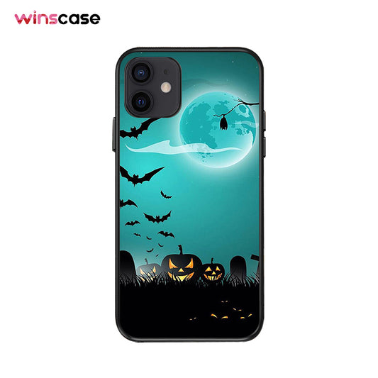 Halloween Series | iPhone Liquid Silicone Painted Soft Case - Bat