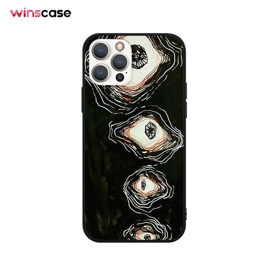 Halloween Series | iPhone Liquid Silicone Painted Soft Case - 2396NG-1