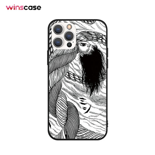 Halloween Series | iPhone Liquid Silicone Painted Soft Case - 2396NG-4