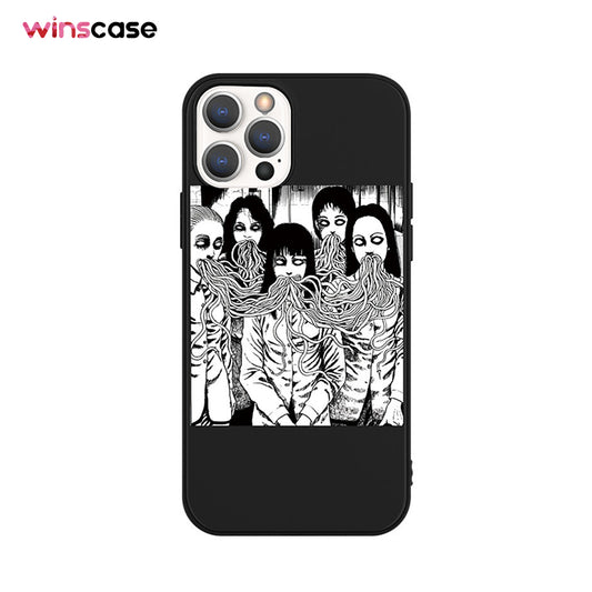 Halloween Series | iPhone Liquid Silicone Painted Soft Case - 2396NG-7
