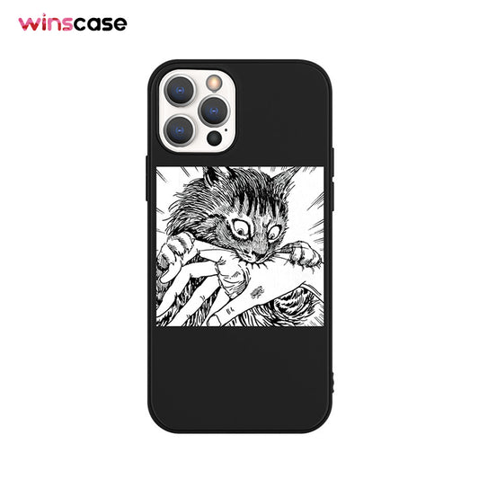 Halloween Series | iPhone Liquid Silicone Painted Soft Case - 2396NG-8