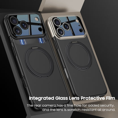 Creative Stitching Frosted Kickstand Case with MagSafe