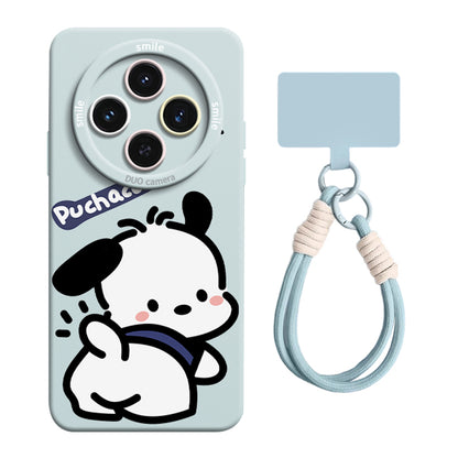 Pochacco Liquid Silicone Lanyard Case
