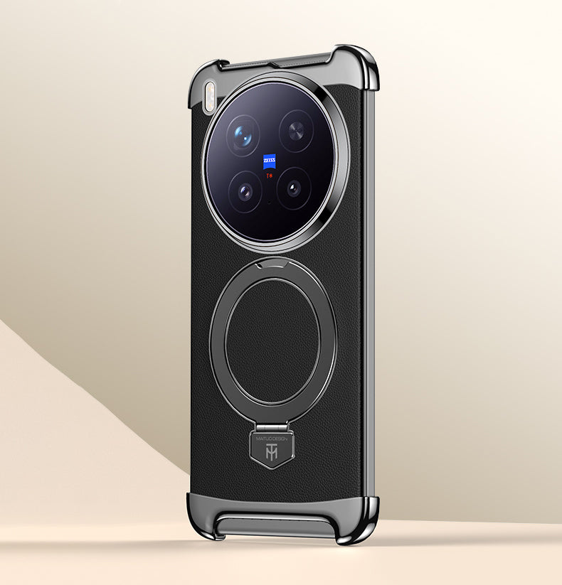 Foldable Stand Leather Case with MagSafe