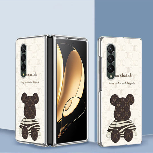 Serie Samsung | Funda para teléfono Galaxy Z Fold Series Bearbrick pintada 