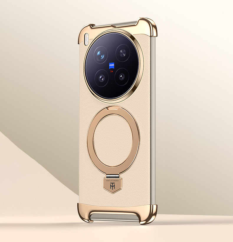 Foldable Stand Leather Case with MagSafe