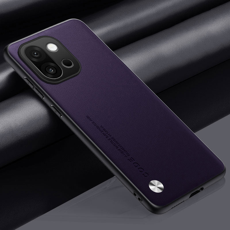 Solid Color Leather Case
