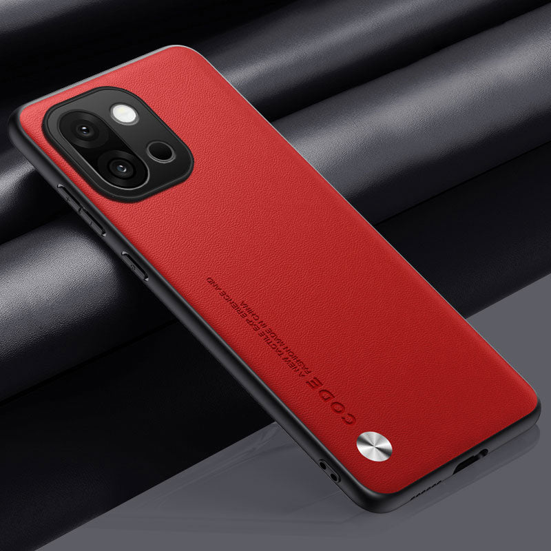 Solid Color Leather Case