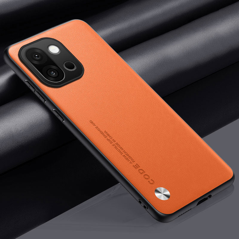 Solid Color Leather Case