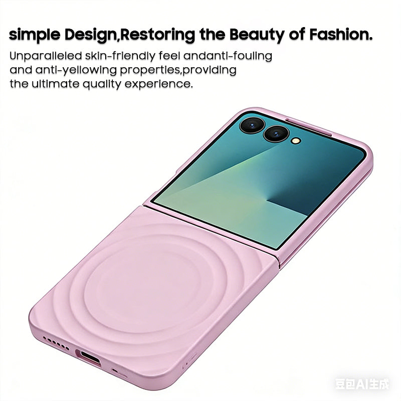 Macaron-Patterned Liquid Silicone Case with MagSafe