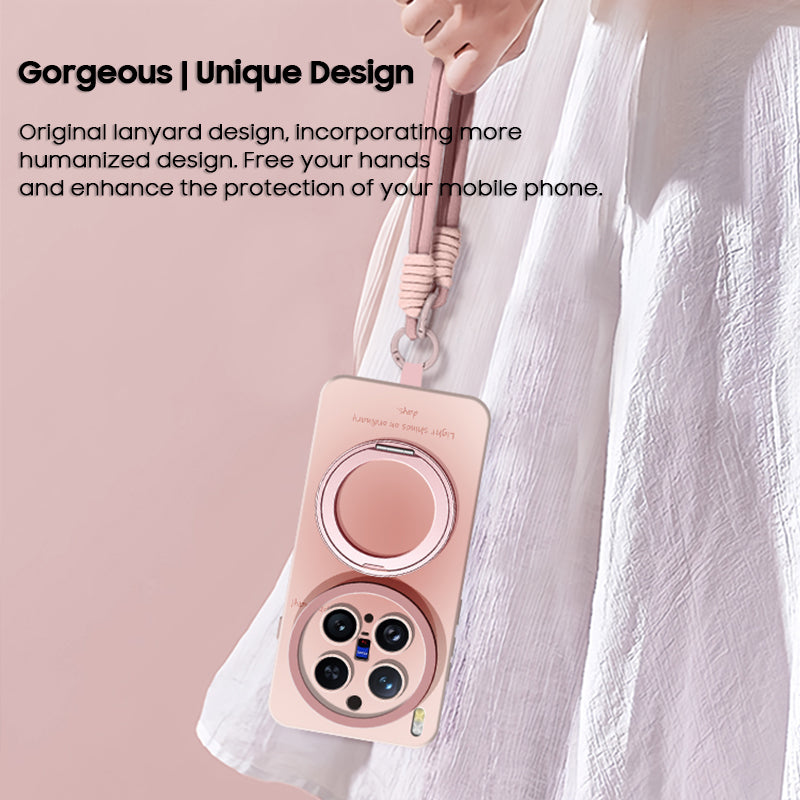 Liquid Silicone Lanyard Case with MagSafe