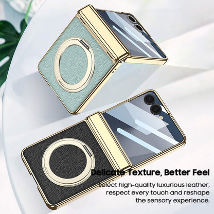 Electroplated Leather Case with MagSafe