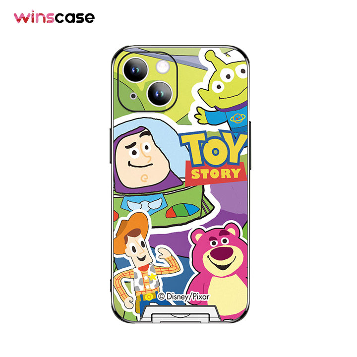 iPhone Invisible Bracket Series | "Toy Story" Cartoon Matte Phone Case