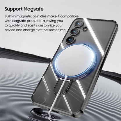 Electroplated Ring Clear Case with MagSafe