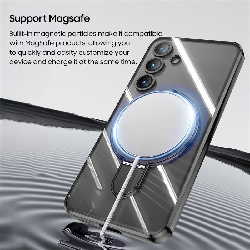 Electroplated Ring Clear Case with MagSafe
