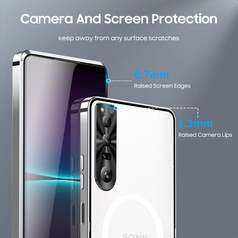 Ultra-thin Metal Glass Case with MagSafe